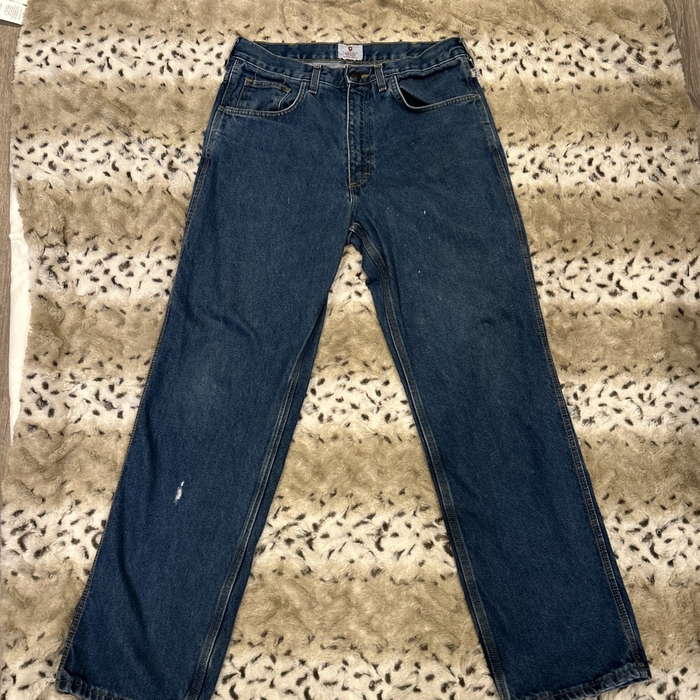Tyndale FRMC Jeans Flame Resistant Pants F290T Blue Relaxed Carpenter 34x32